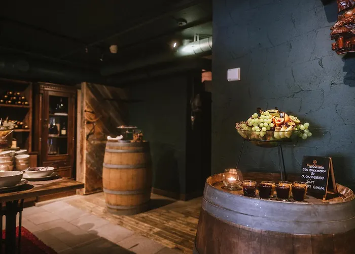 Hotellihuone poreammeella Ruka
